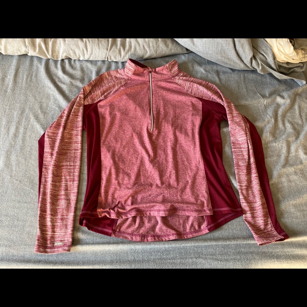 Danskin Now 3/4 zip with thumb holes size XXL